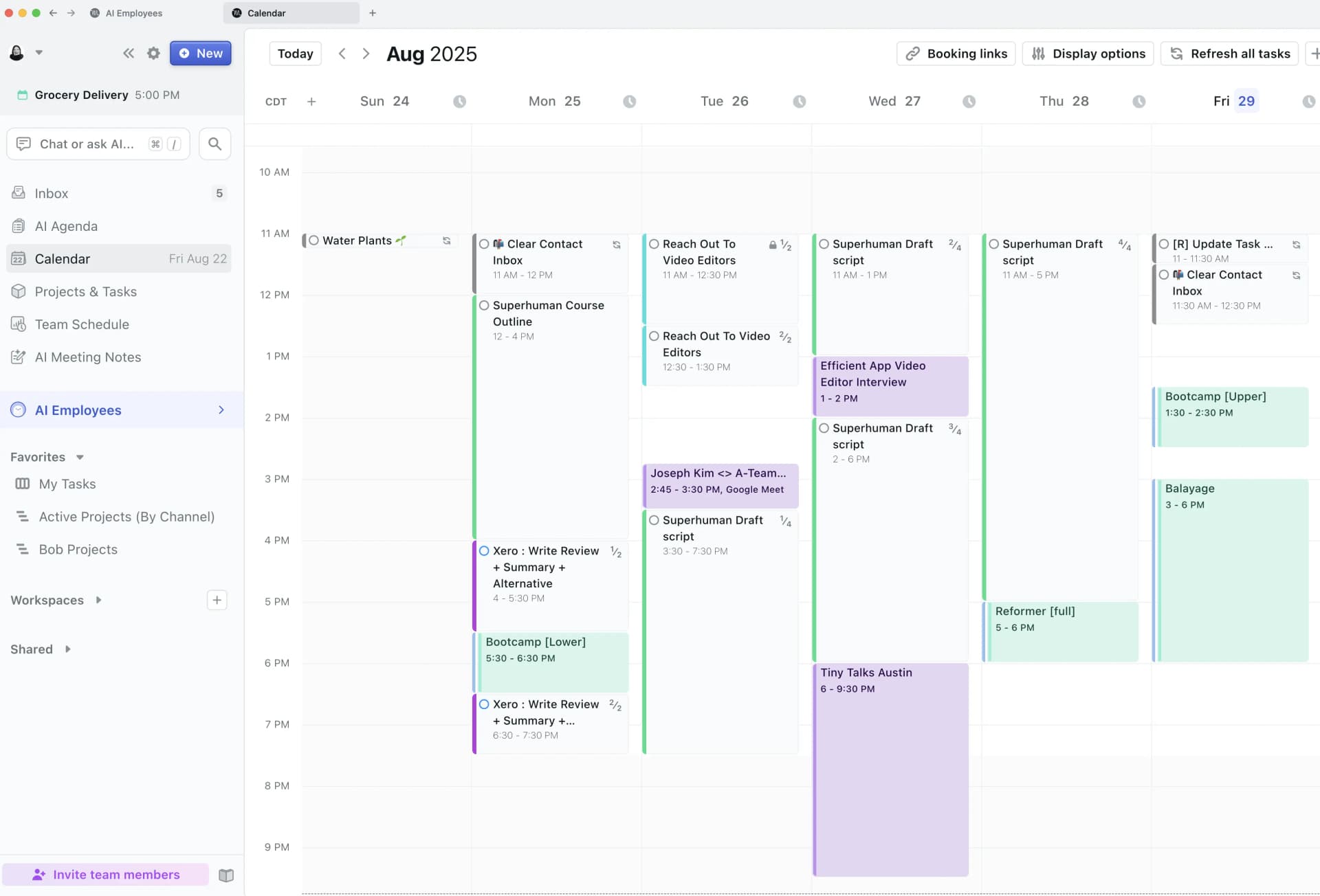 Motion Calendar